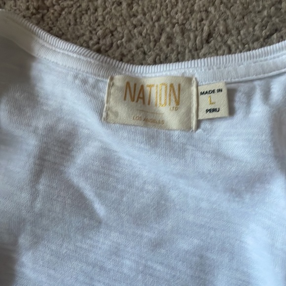 V neck ruffle top - Picture 3 of 3